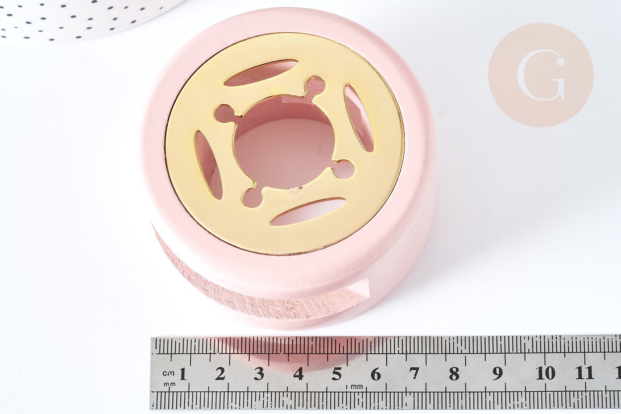 Gingerlily Four à cire cacheter G7676 rose doré x1