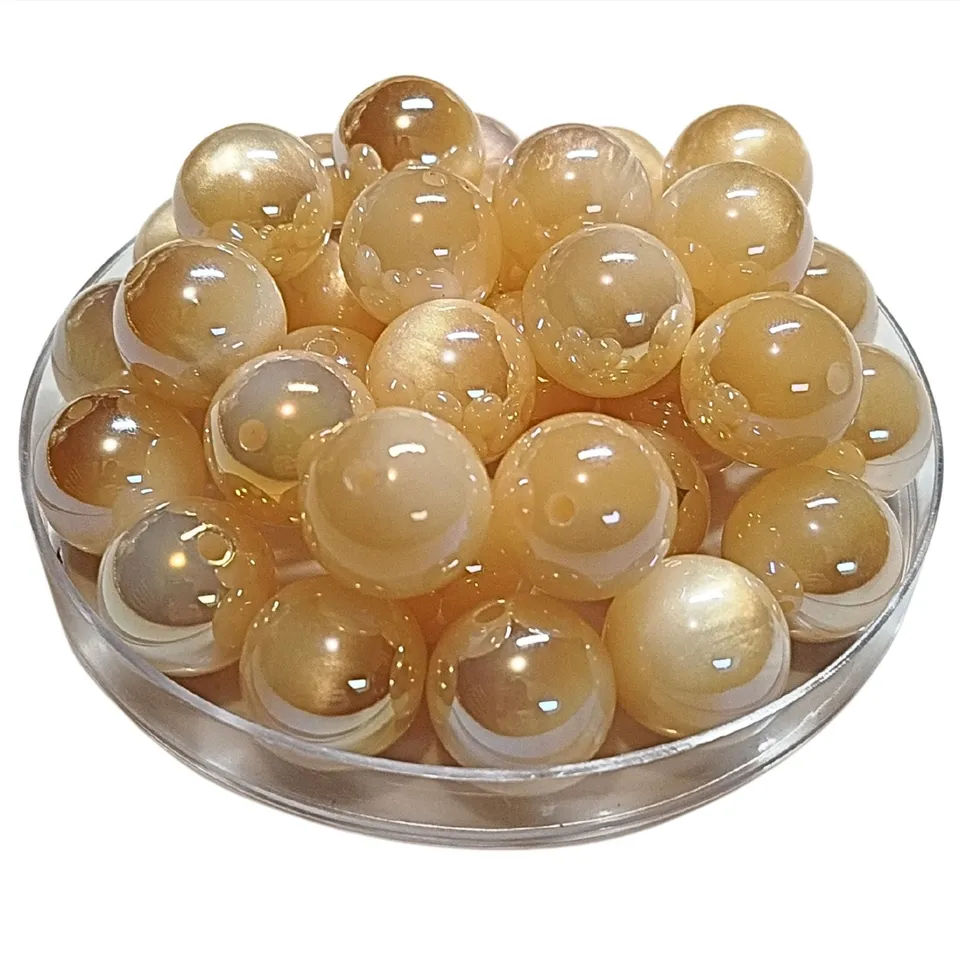 ARTSHOP Boules 16mm 280 Miel AB perle acrylique x15