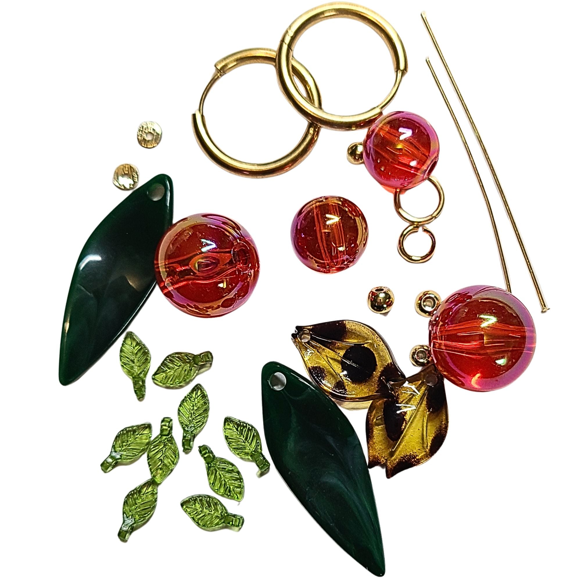 ARTSHOP CREOLES Cerisette kit boucles d'oreilles créoles 7 cm