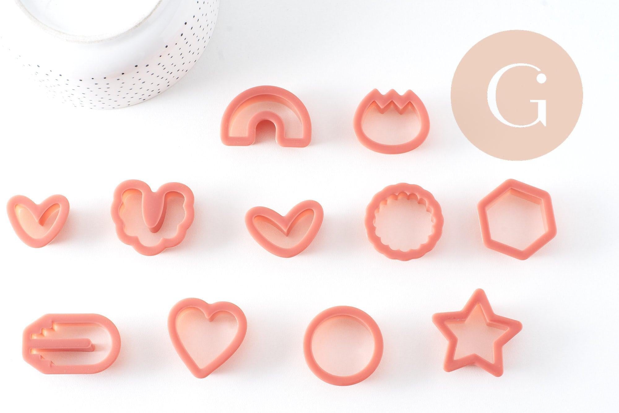 Gingerlily emporte-pièce pâte polymère 22-52mm forme 1