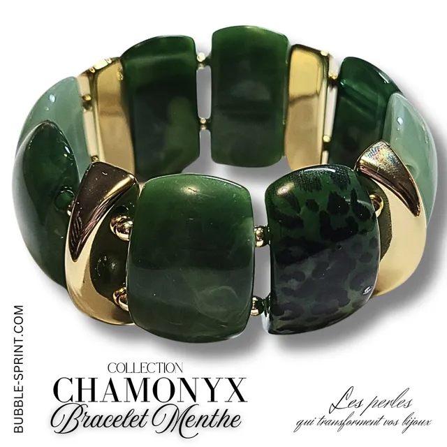 ARTSHOP Chamonyx kit bracelet Menthe acrylique complet