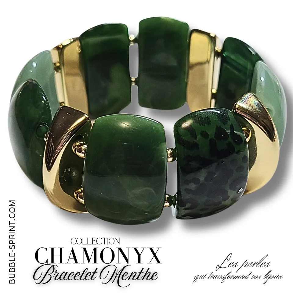 ARTSHOP Chamonyx kit bracelet Menthe acrylique complet