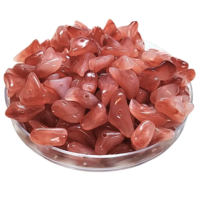 Artshop Séparateurs 4 perles crispy cornaline rosé x40