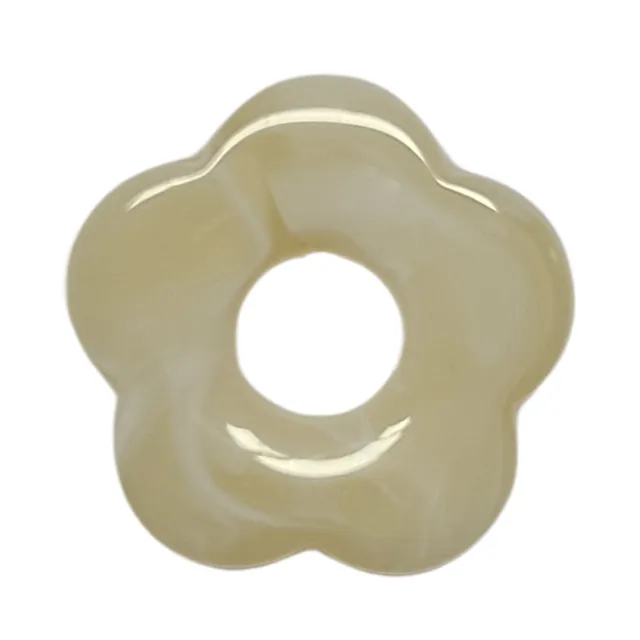 ARTSHOP Flower Power Fleur Capucine Champagne perle 27 mm x1