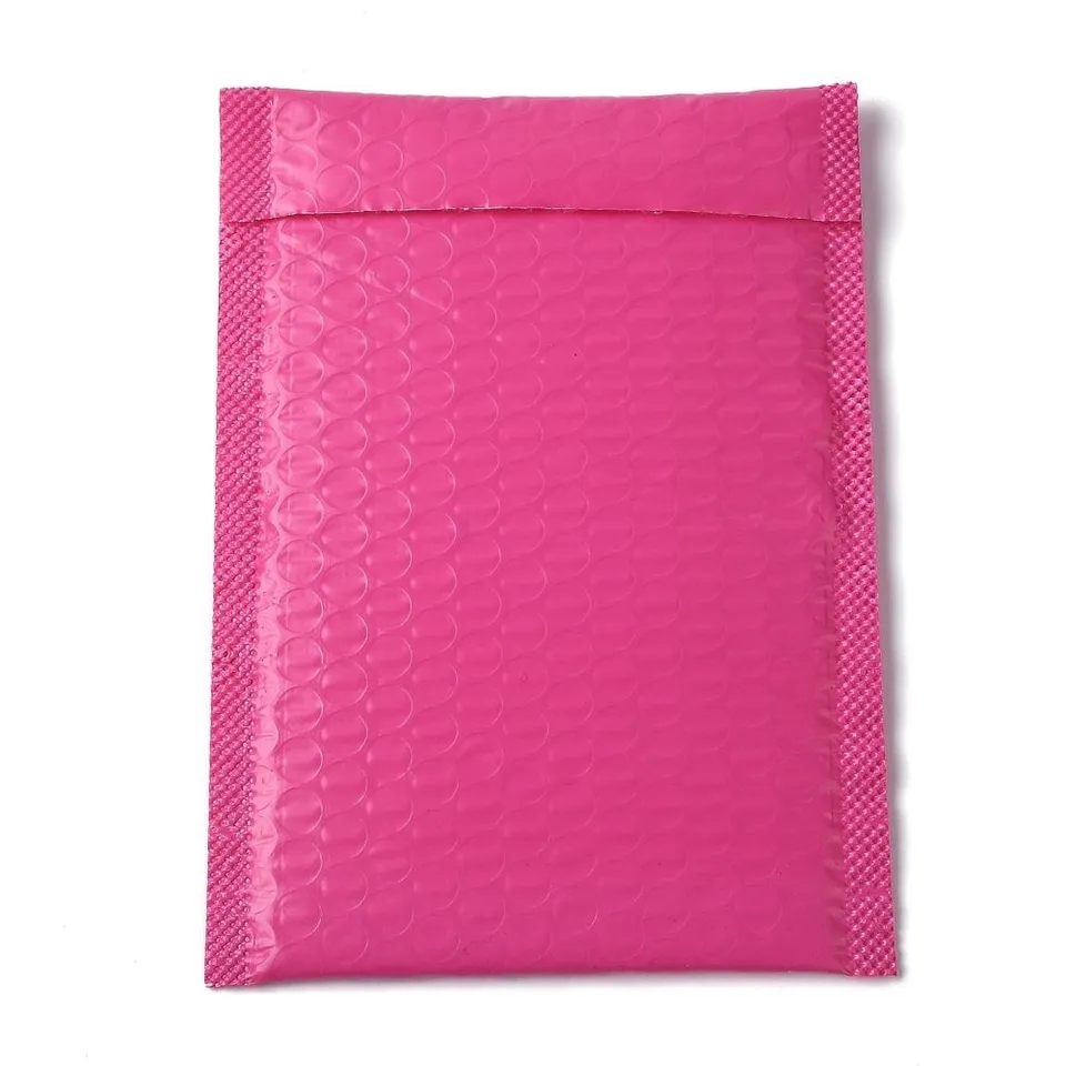 Gingerlily Enveloppes bulle rose 180x130mm x10 auto-adhésives