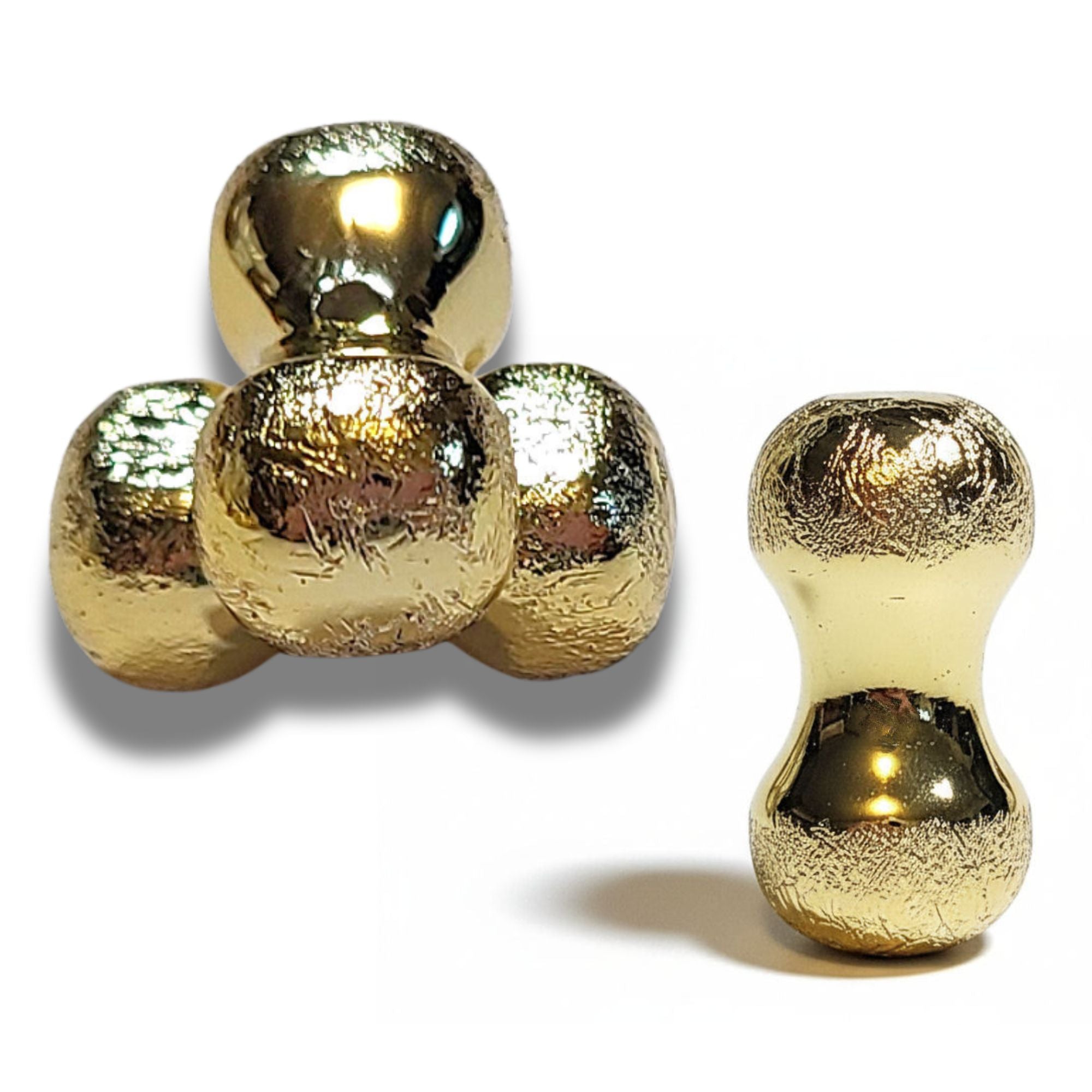 ARTSHOP CCB72D perle cacahuète dorée x10 perles