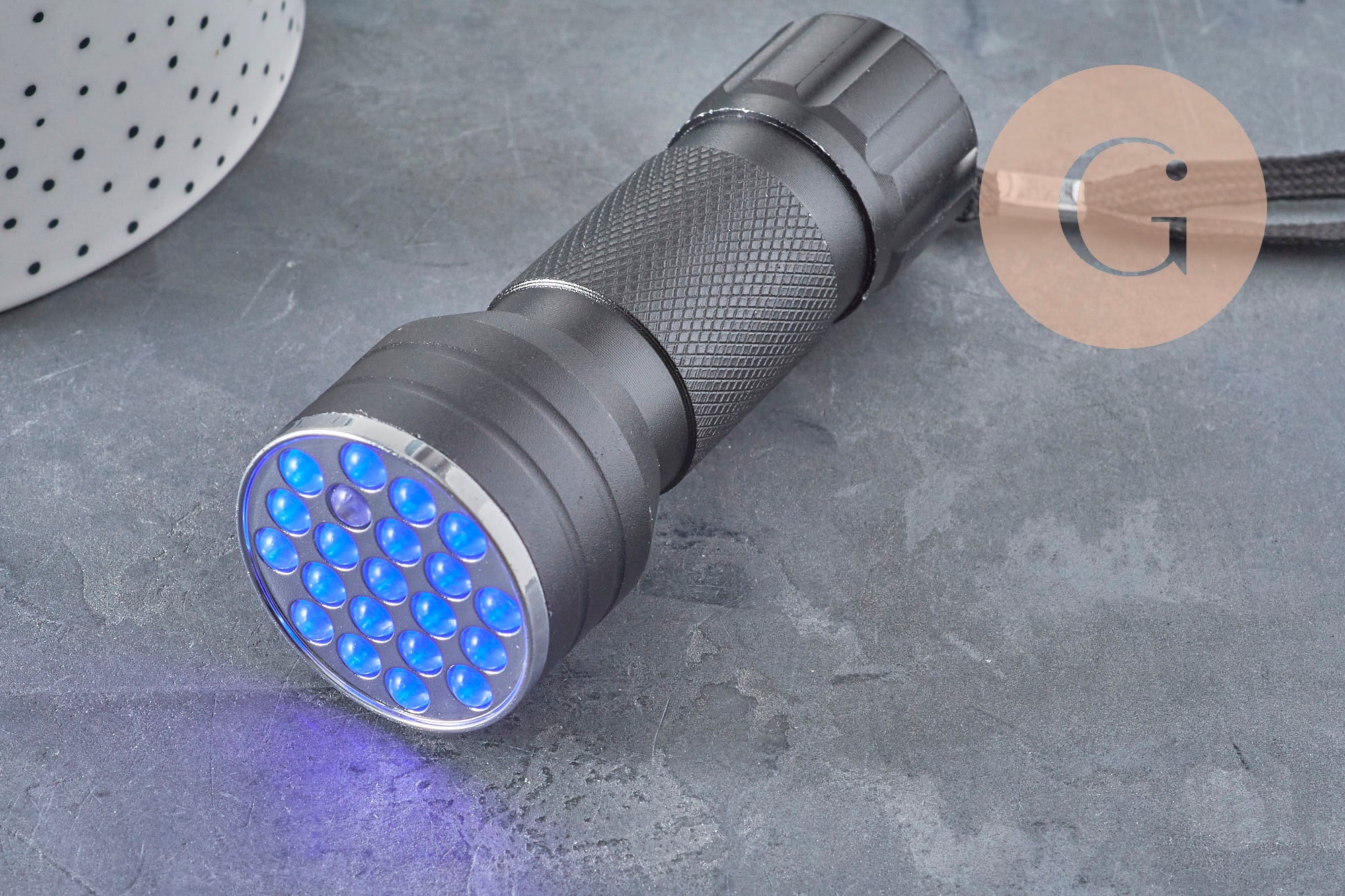 Gingerlily Lampe UV résine 395nm G11283 97mm noire