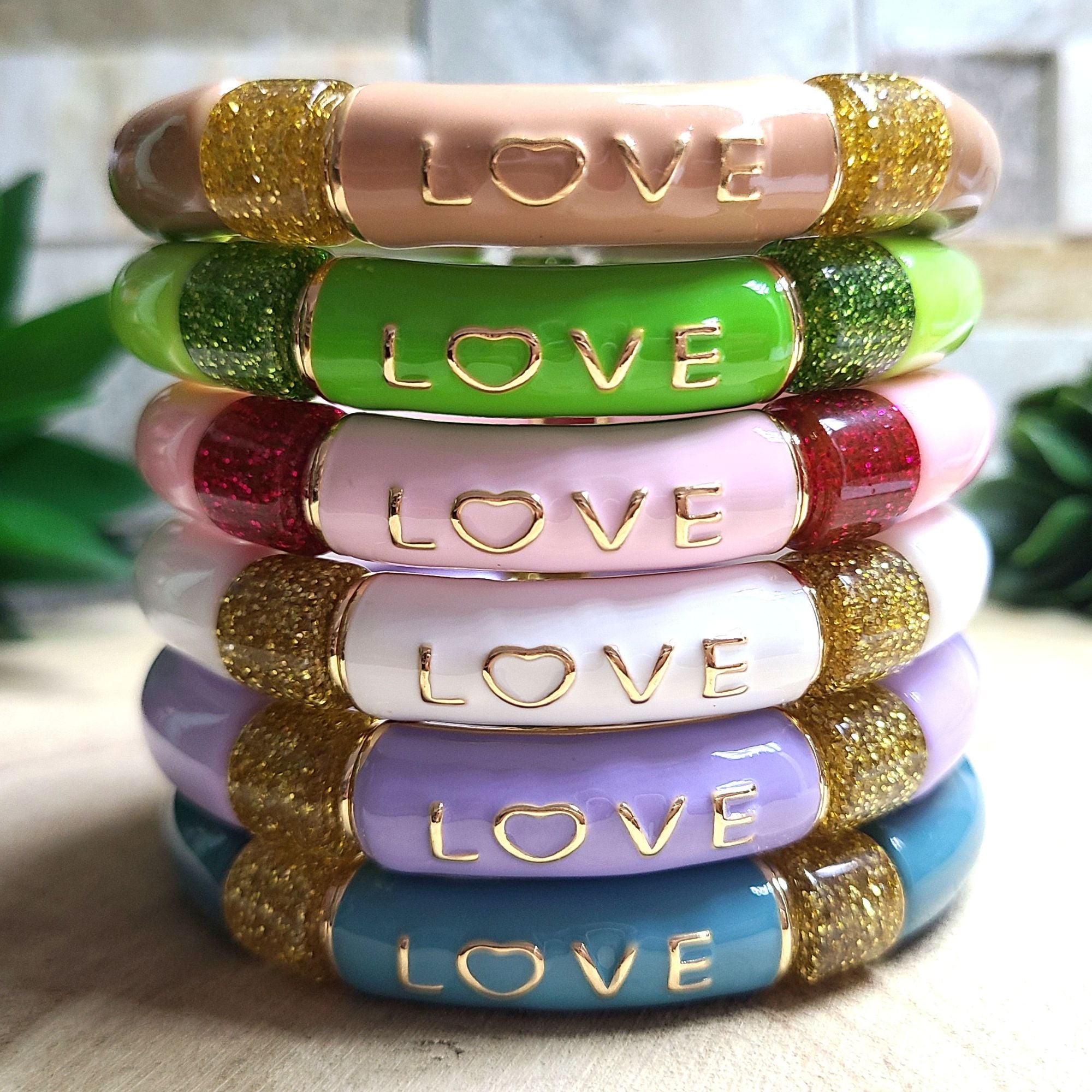 ARTSHOP 332 Tube LOVE Canard émaillé 12 mm x6