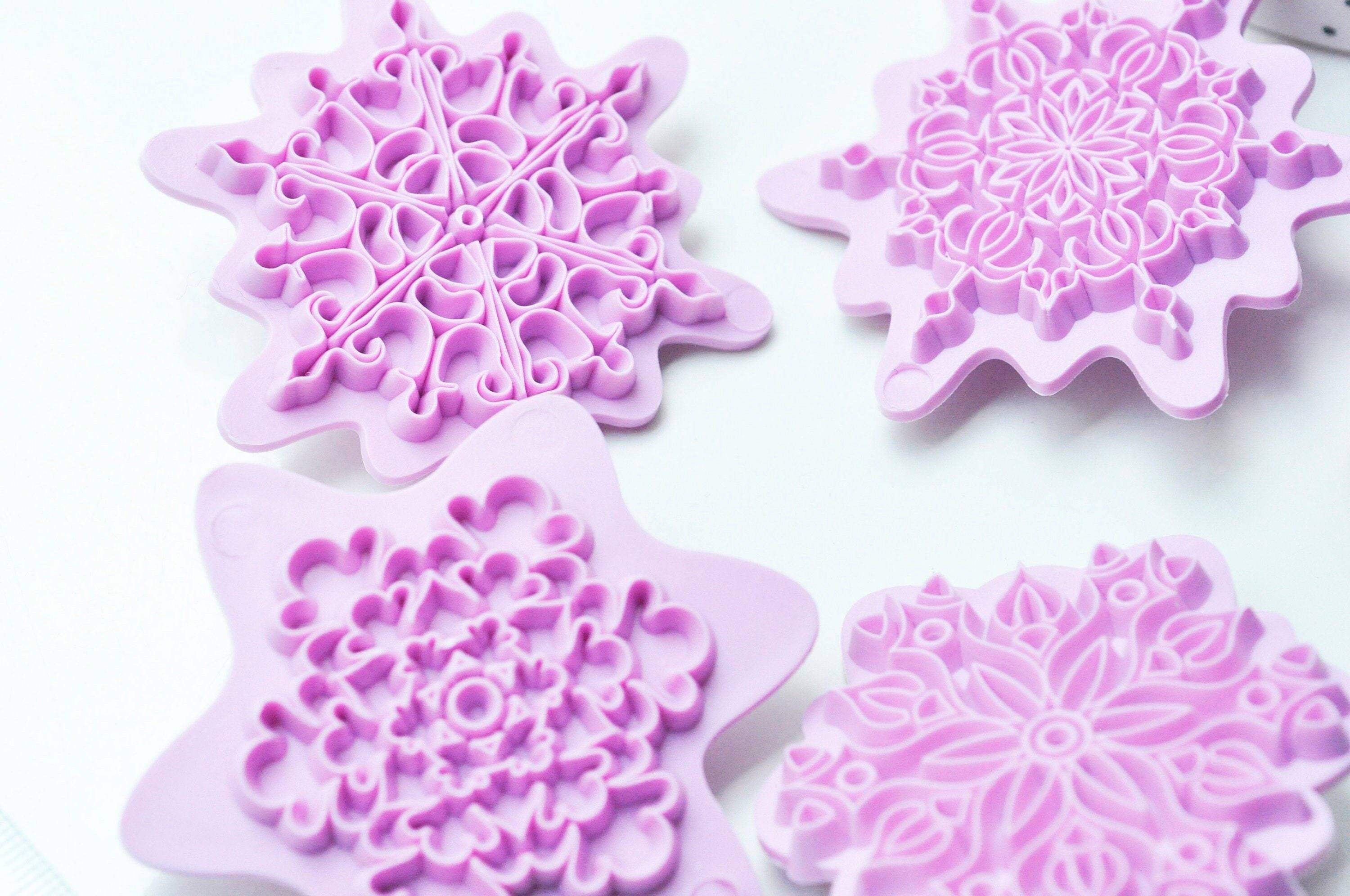 Gingerlily G4075 moule silicone flocon x5 53-68mm