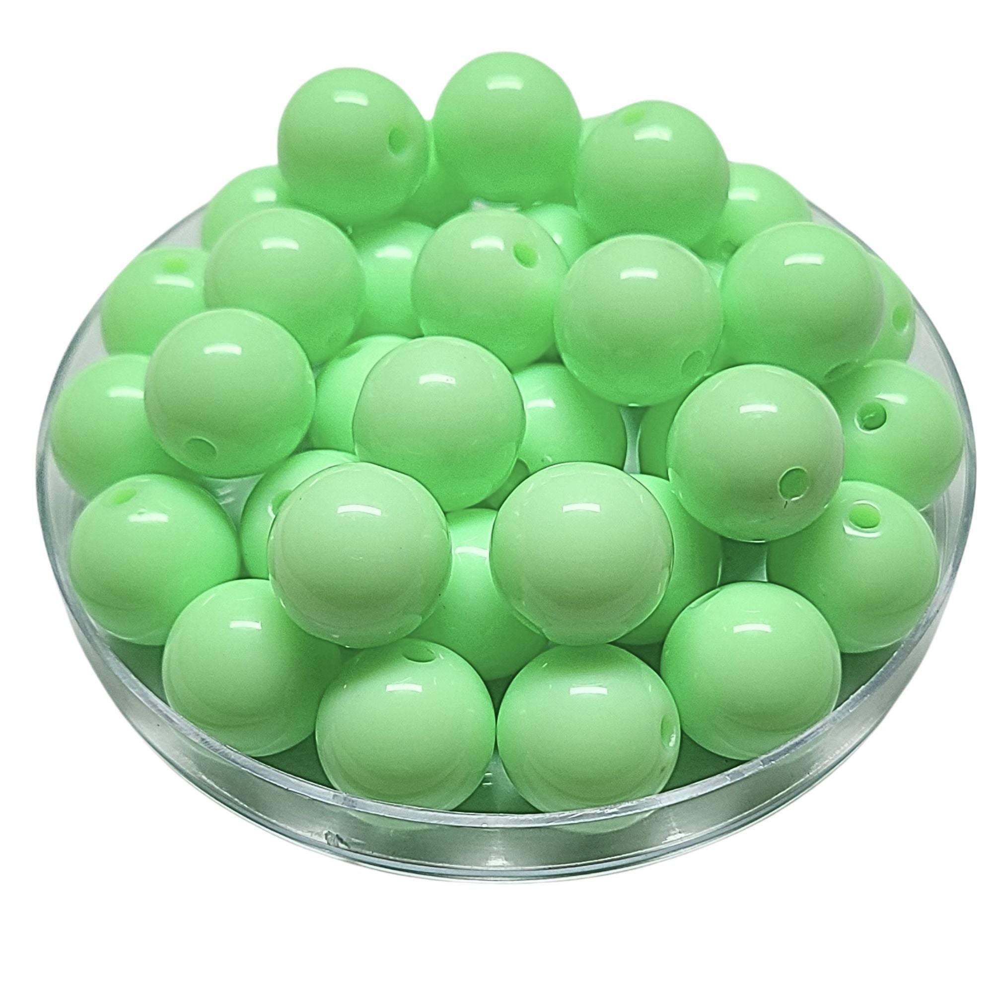 ARTSHOP Boules 16MM 186 perles Vert d'eau brillant x1