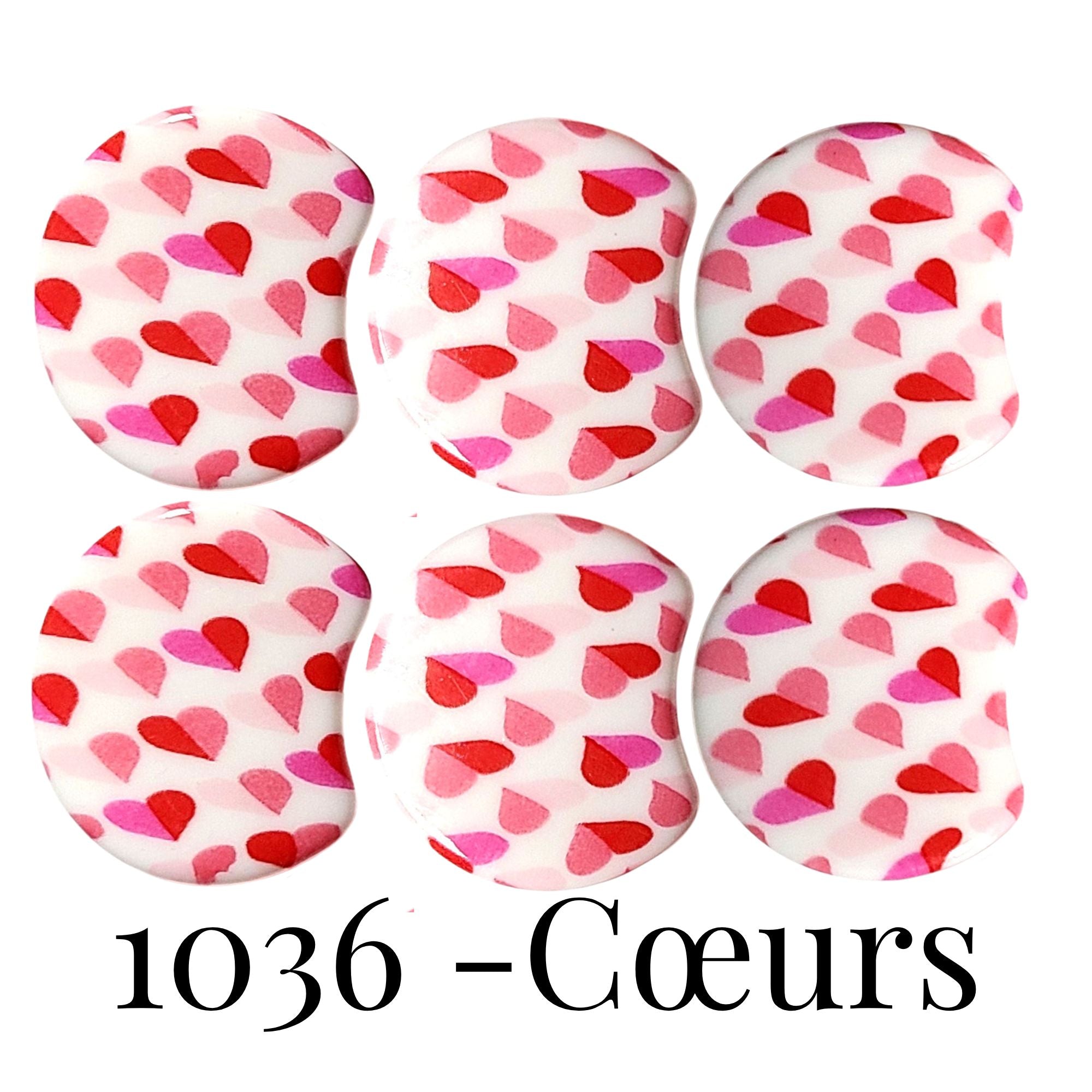 ARTSHOP Palets LUNE 1036 palet incurvé motif Cœurs x1