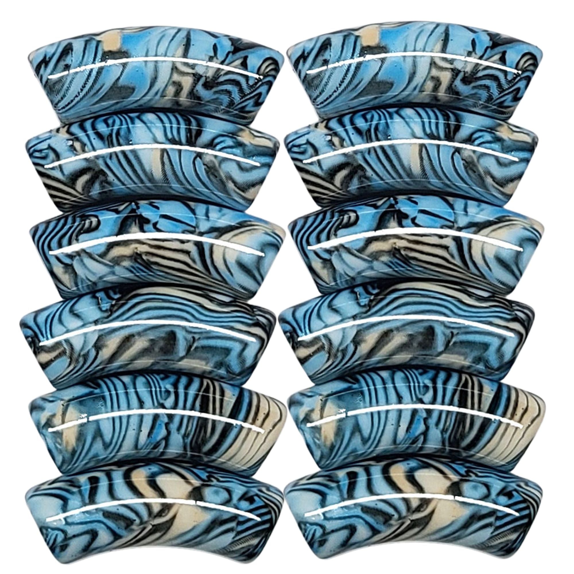 ARTSHOP Tubes DESIGN 1041 Ondulé tube bleu 12mm x1