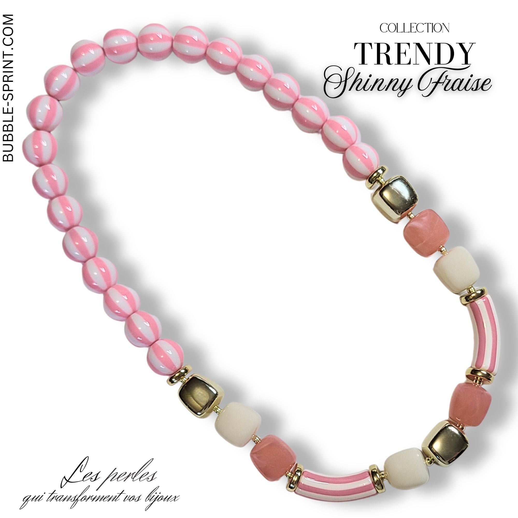 ARTSHOP Trendy Shinny Fraise collier kit fraise 48 cm
