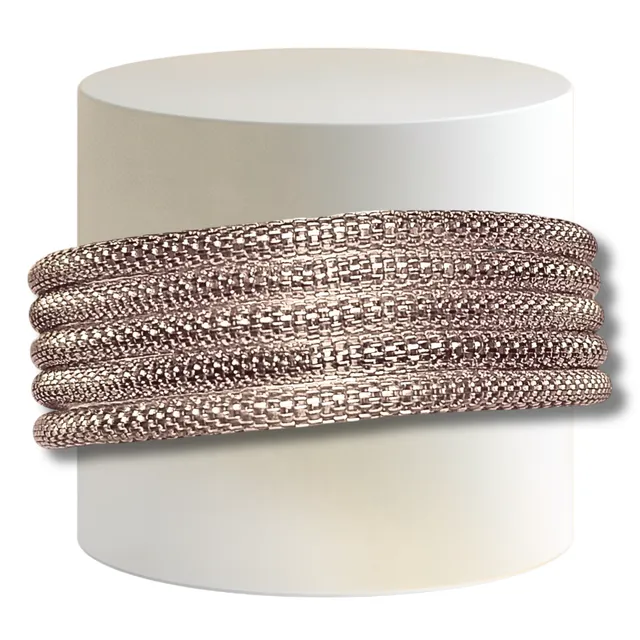 ARTSHOP Cotte de Mailles 5 Bracelet Champagne x1