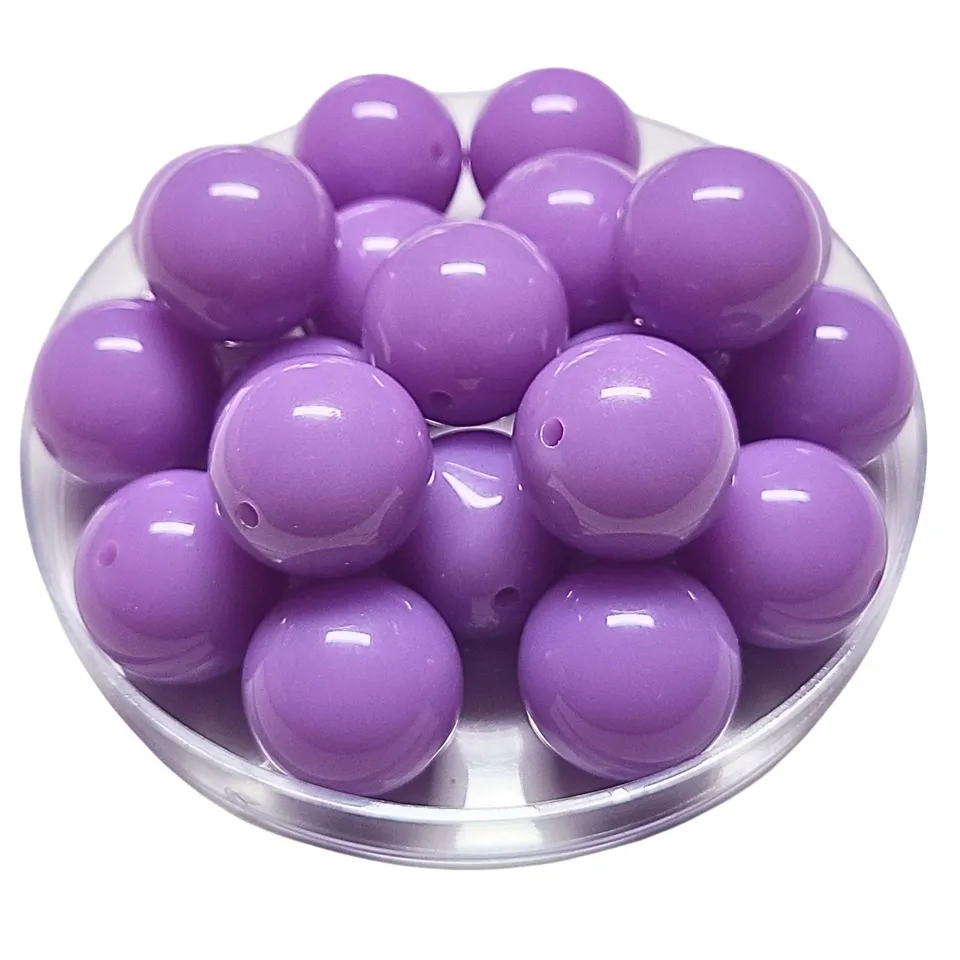 ARTSHOP Boules 20MM 115 Purple perle acrylique violet x10