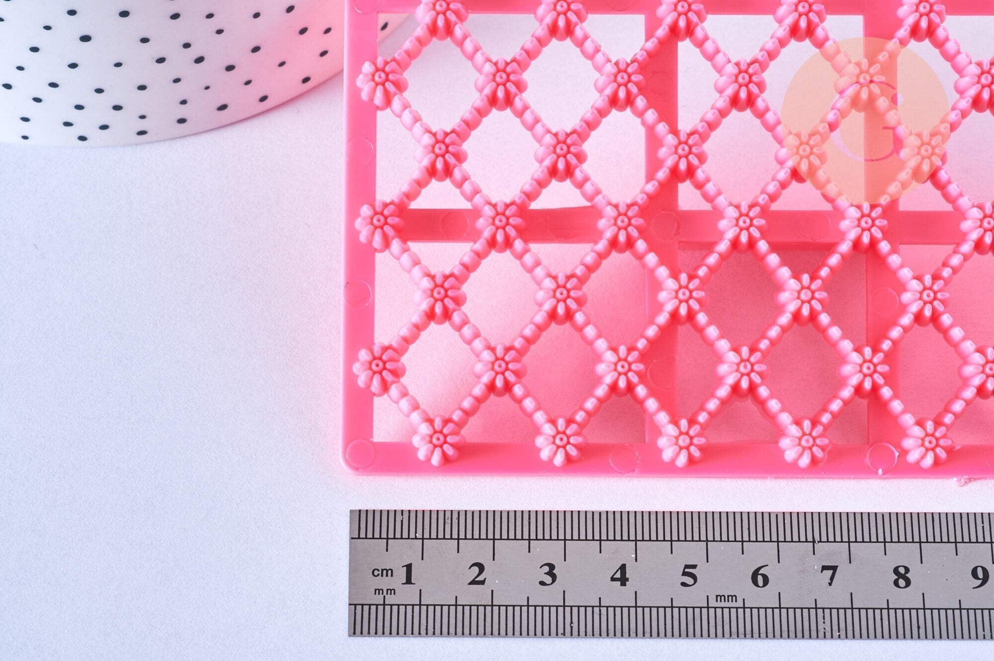 Gingerlily Pâte polymère G5102 moule silicone losanges 12,2cm