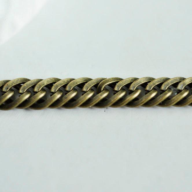 Gingerlily G1929 grosse chaîne bronze 1 m maille 6mm