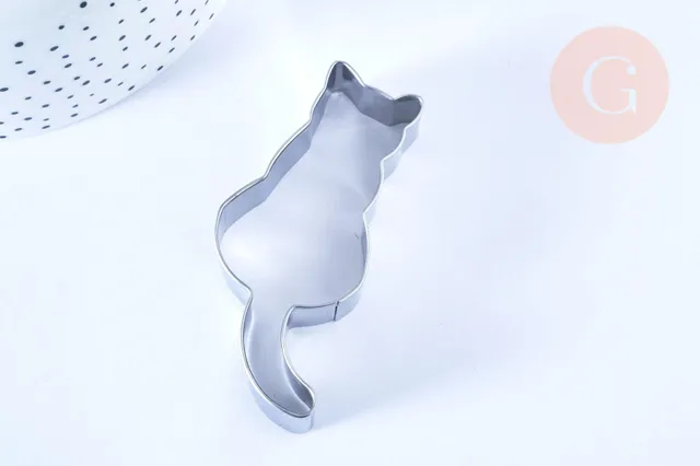Gingerlily G5101 emporte-pièce chat inox 6,9 cm