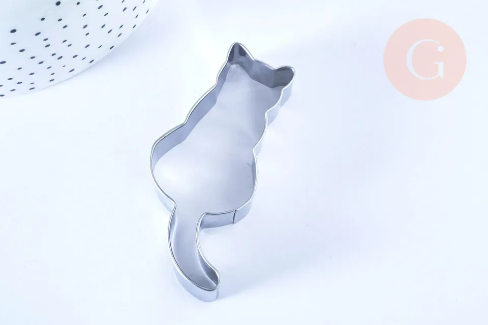 Gingerlily G5101 emporte-pièce chat inox 6,9 cm