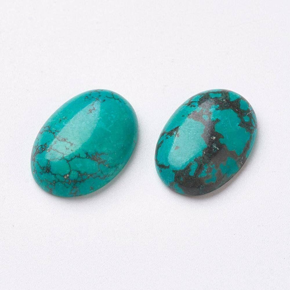 Gingerlily Pierres G161 cabochon ovale howlite 12x17mm