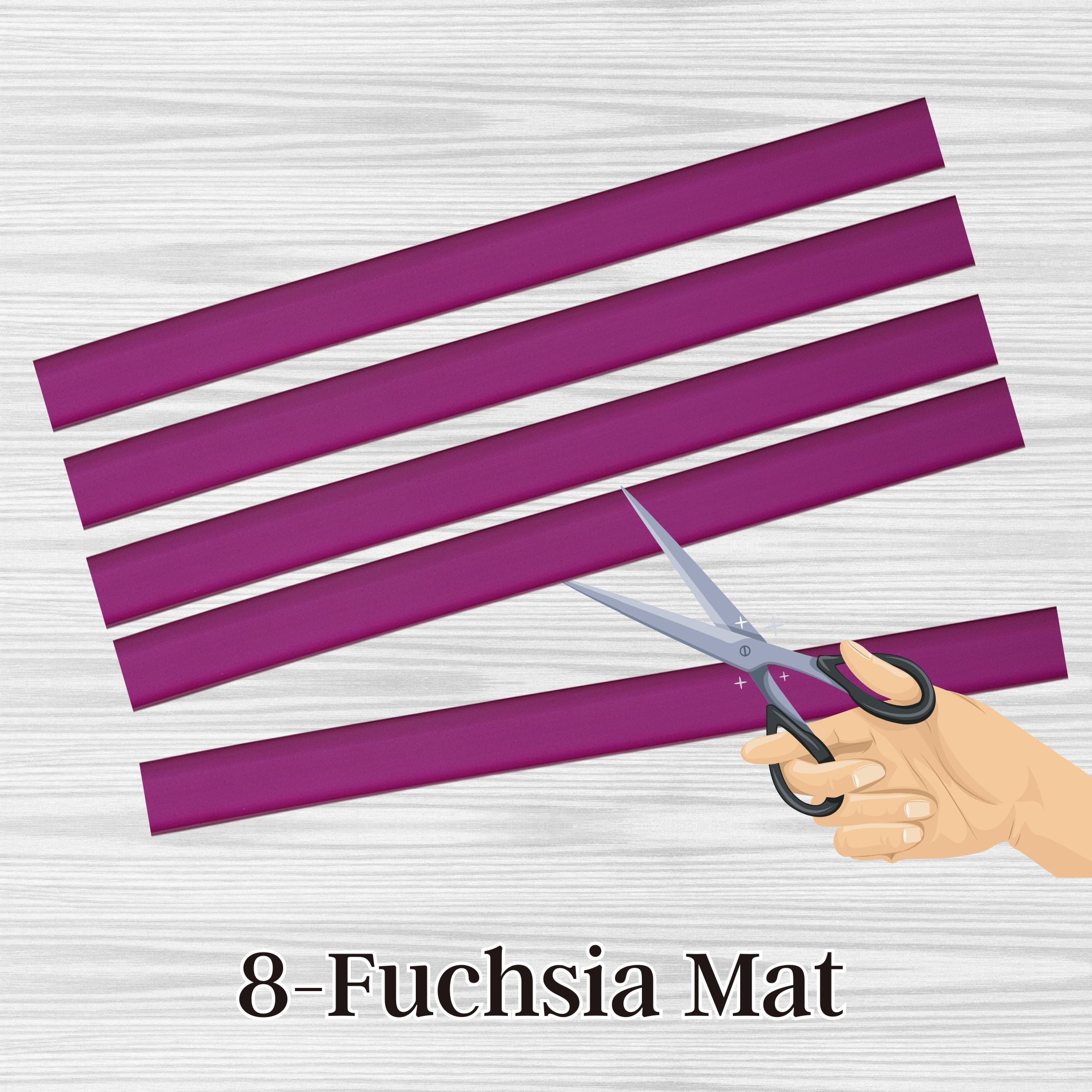 ARTSHOP Sangles sangle silicone rose fuchsia mat 7cm