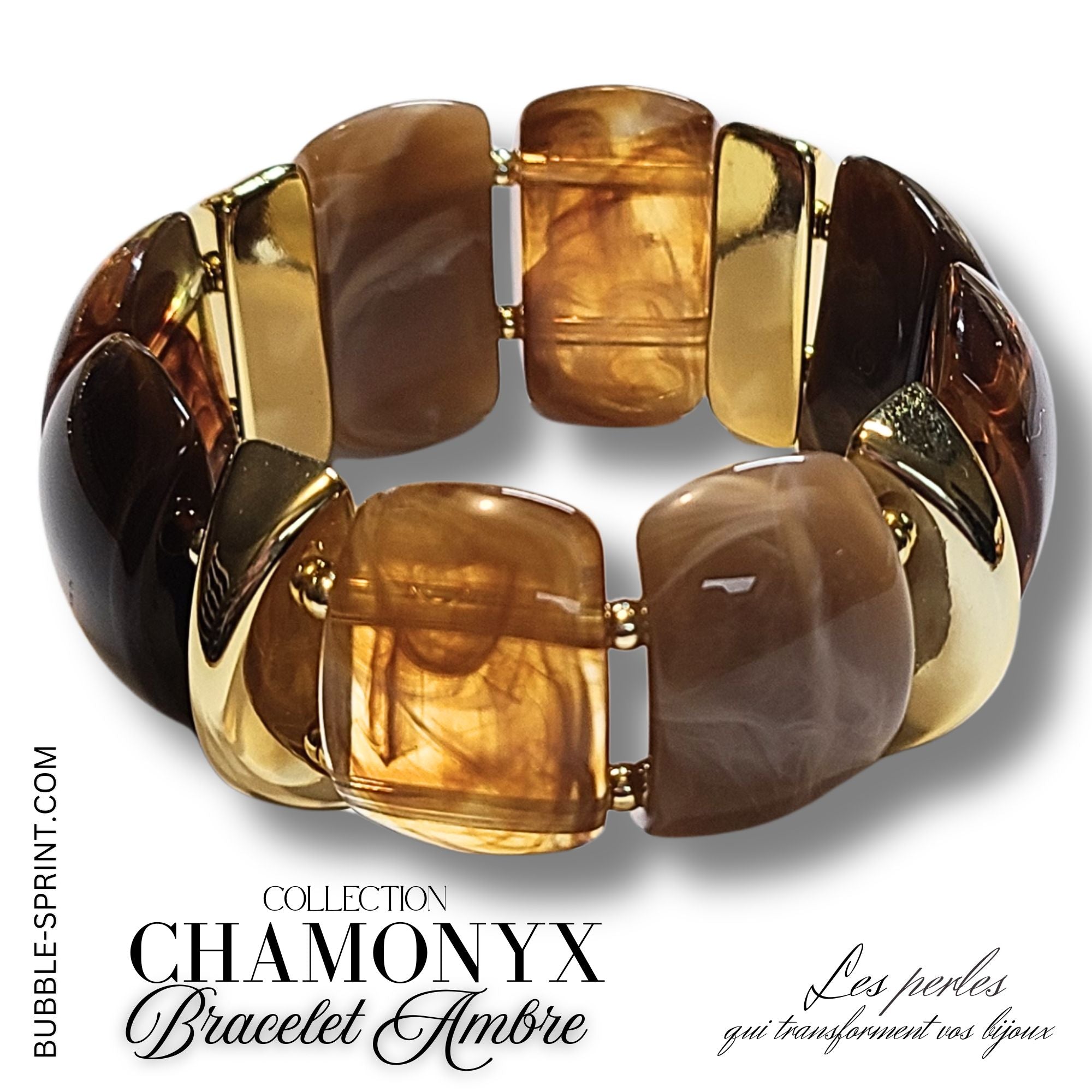 ARTSHOP Chamonyx 32 palet dôme caramel marbré x1