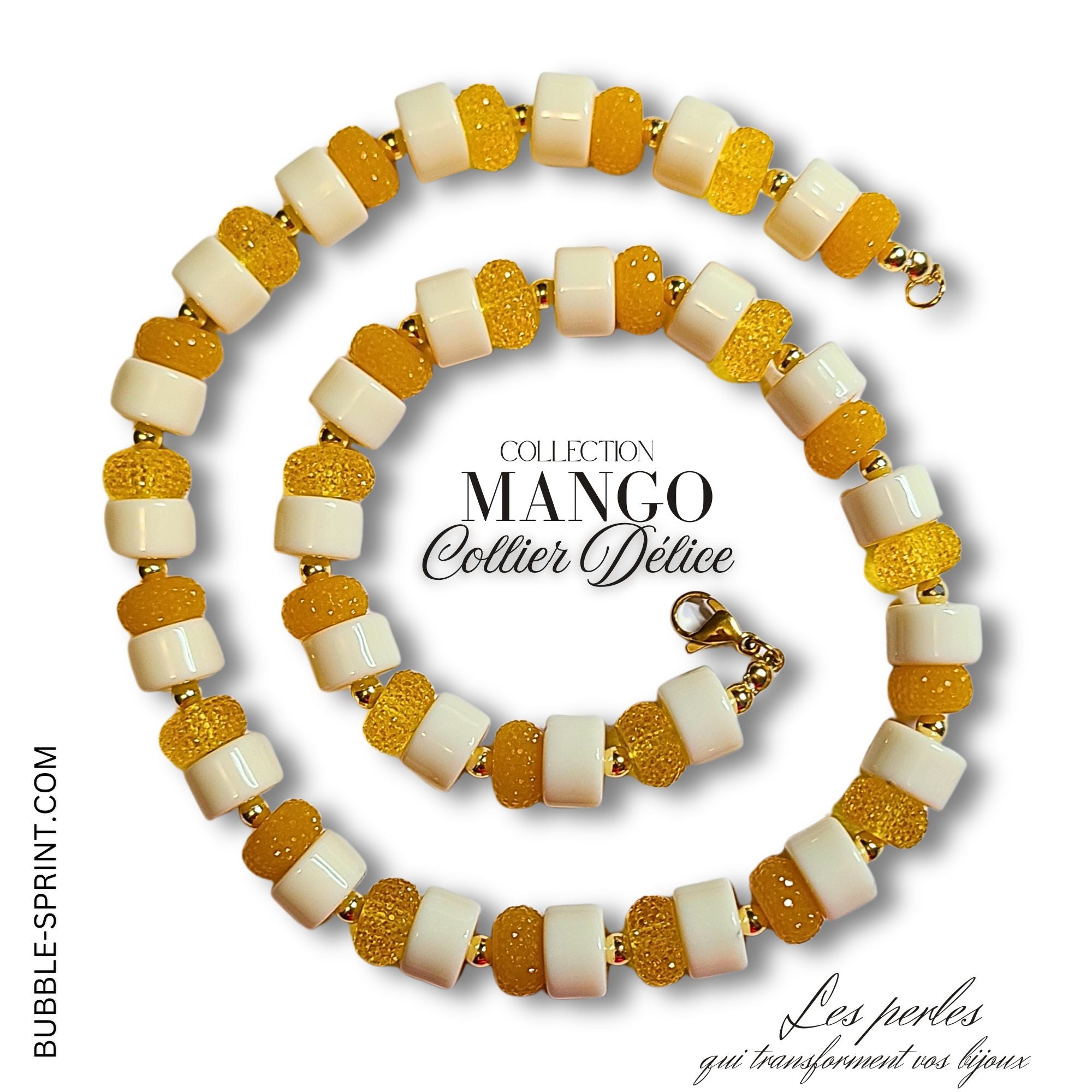 ARTSHOP Prêts-à-porter MANGO Délice collier kit 48cm acrylique