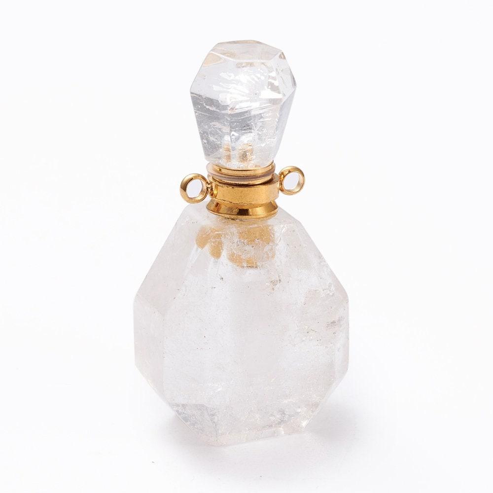 Gingerlily Pendentifs fiole parfum quartz 39mm x1