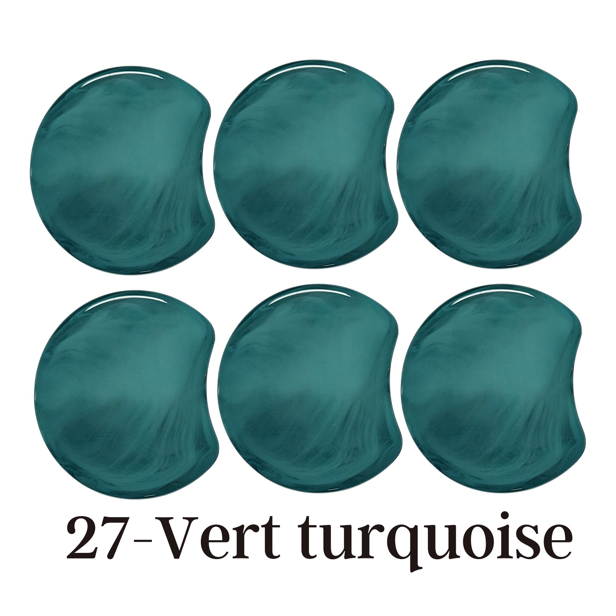ARTSHOP Palets LUNE MOON 27 vert turquoise marbré x1