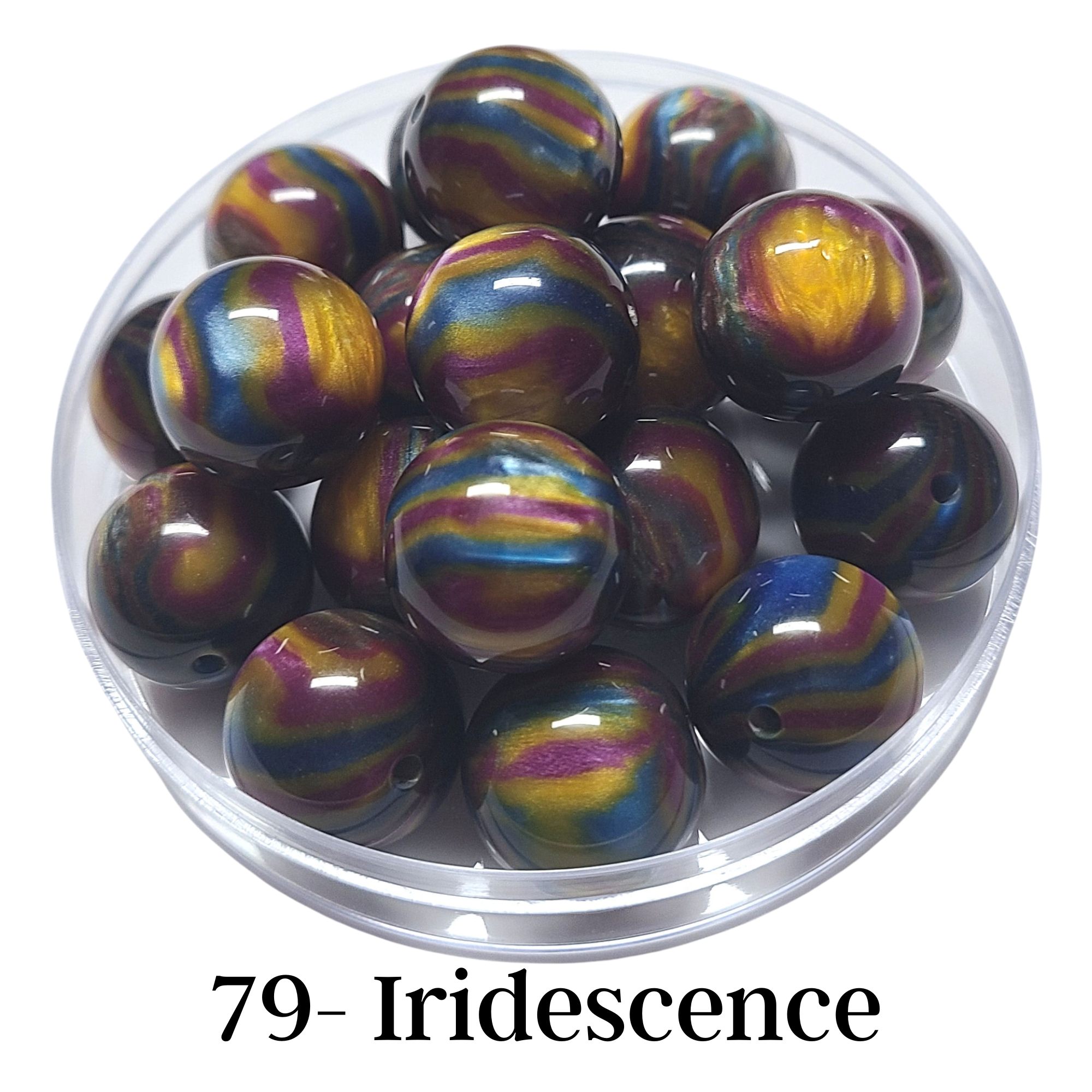 ARTSHOP Boules 20MM 79 perle iridescente x1 boule