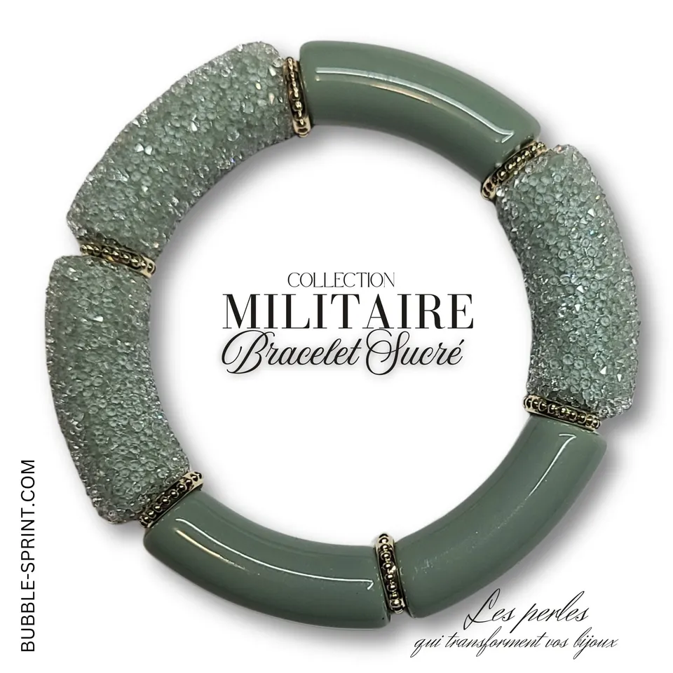 ARTSHOP Militaire Bracelet Sucré perles kit monté