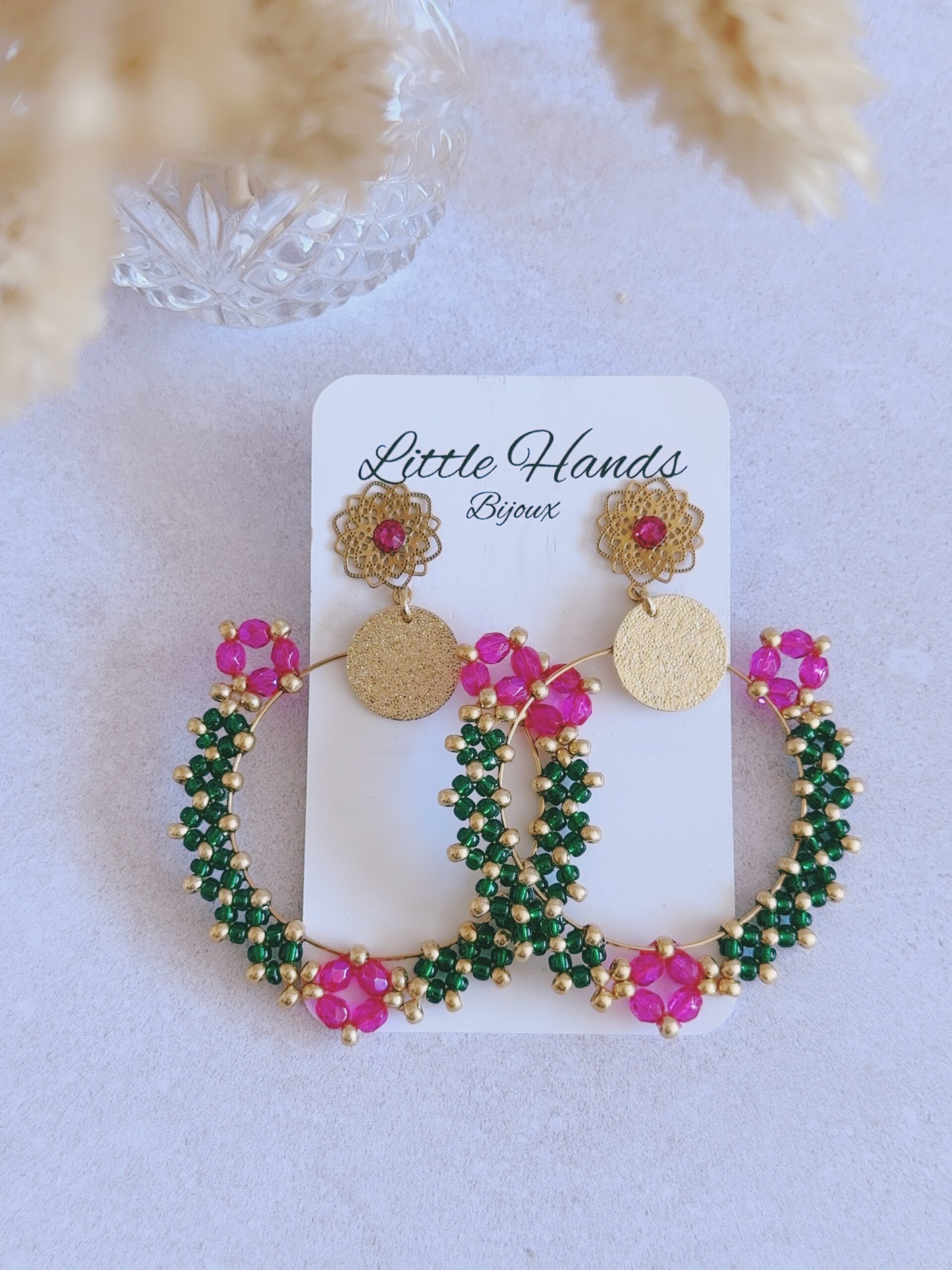 Little Hands Bijoux Thaïs boucles d'oreilles Jungle Velvet
