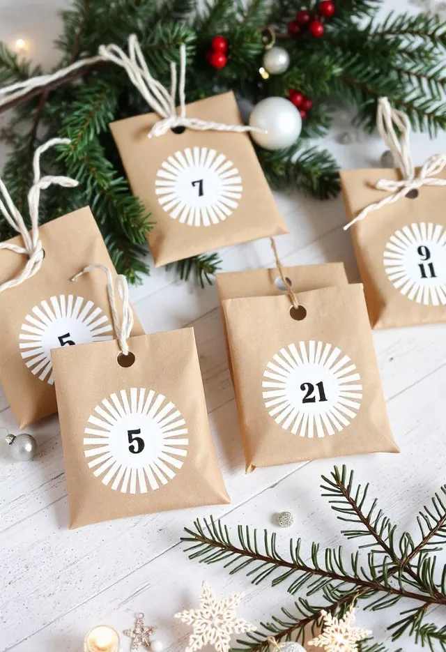 Gingerlily kit calendrier Avent bijoux DIY 24 pochettes