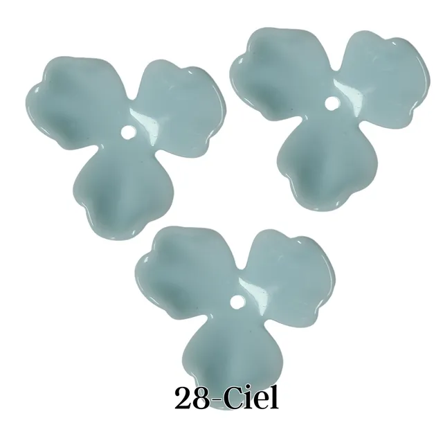 ARTSHOP Flower power 28 fleur orchidée ciel 40MM