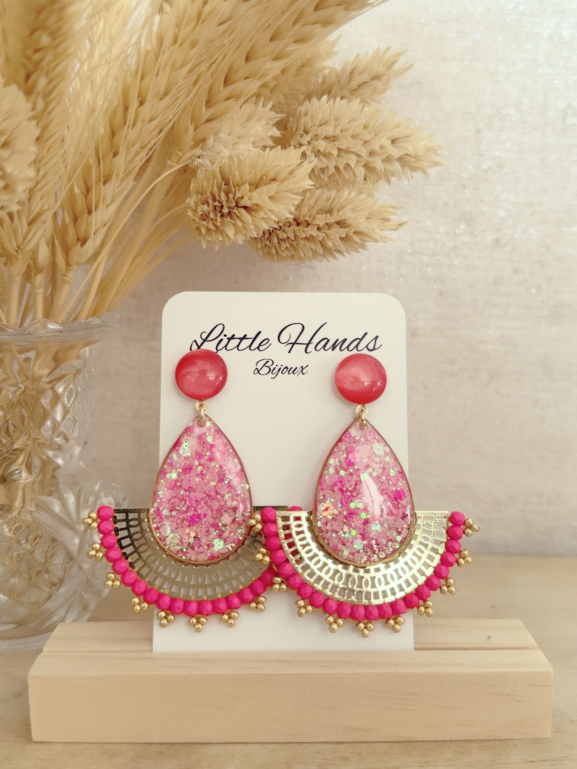 Little Hands Bijoux Flora BubbleGum Crush boucles d'oreilles fantaisie