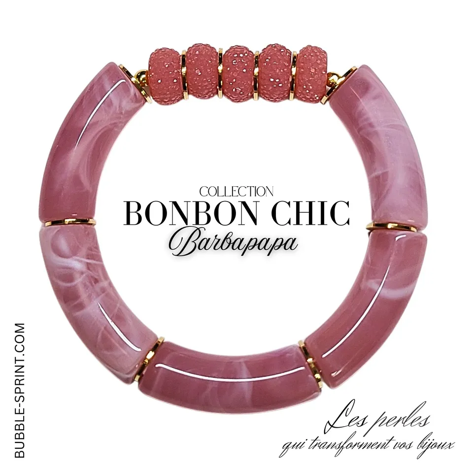 ARTSHOP BONBON CHIC Barbapapa kit bracelet acrylique