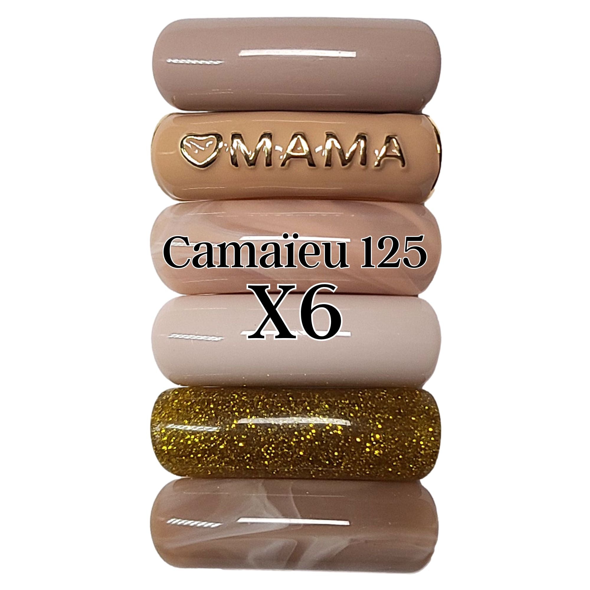 ARTSHOP Camaieux 125 lot 6 tubes marron 12MM