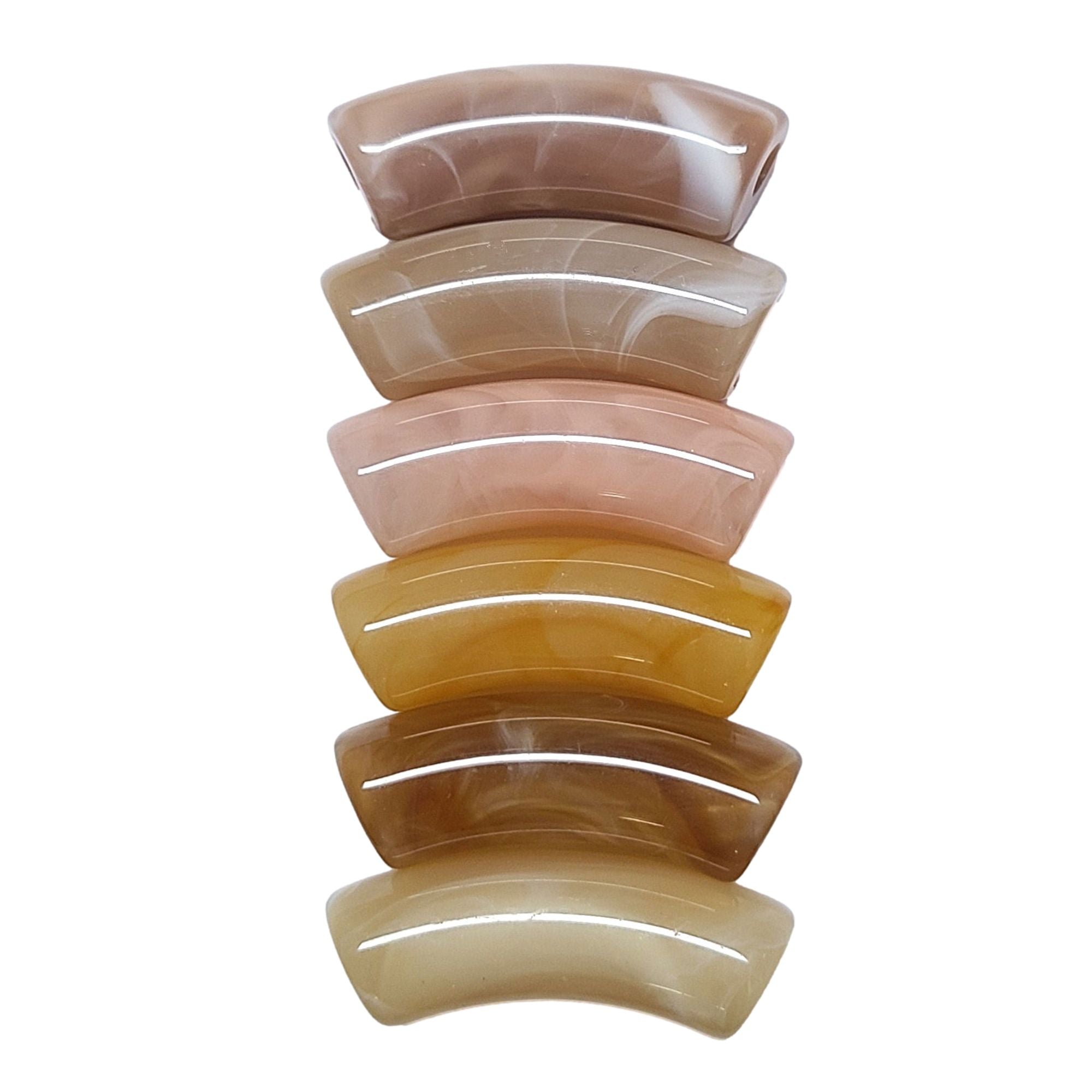 ARTSHOP Camaieux 121 perle tube beige marron x6