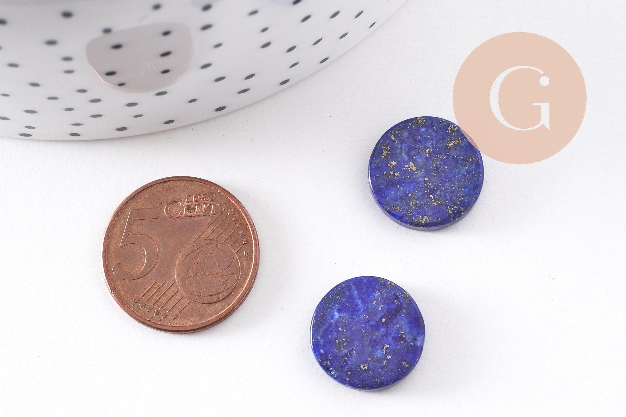Gingerlily Pierres G10214 cabochon lapis lazuli 15mm bleu x1