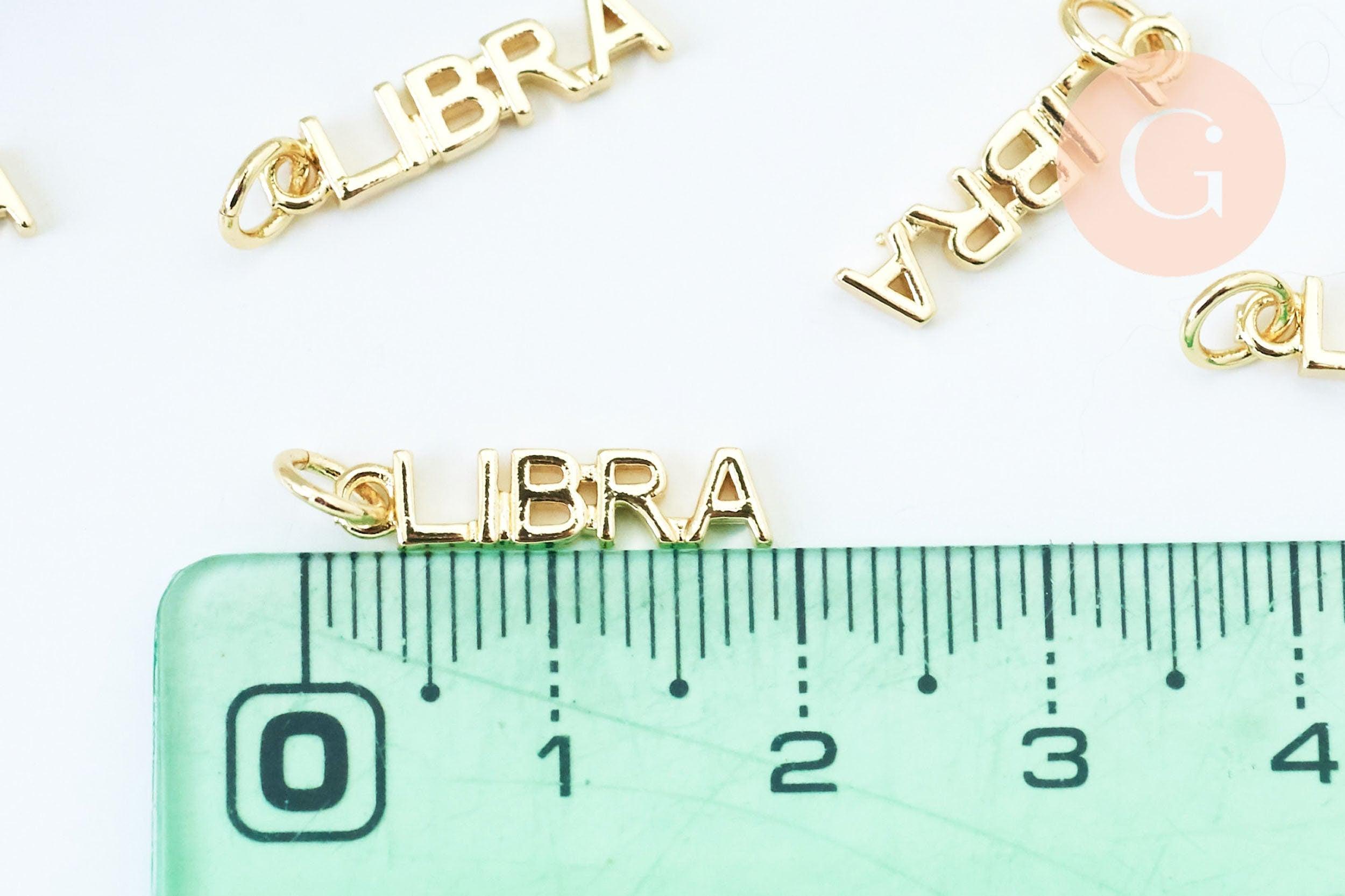 Gingerlily Pendentifs G6045 breloque Balance dorée 17.5mm x1