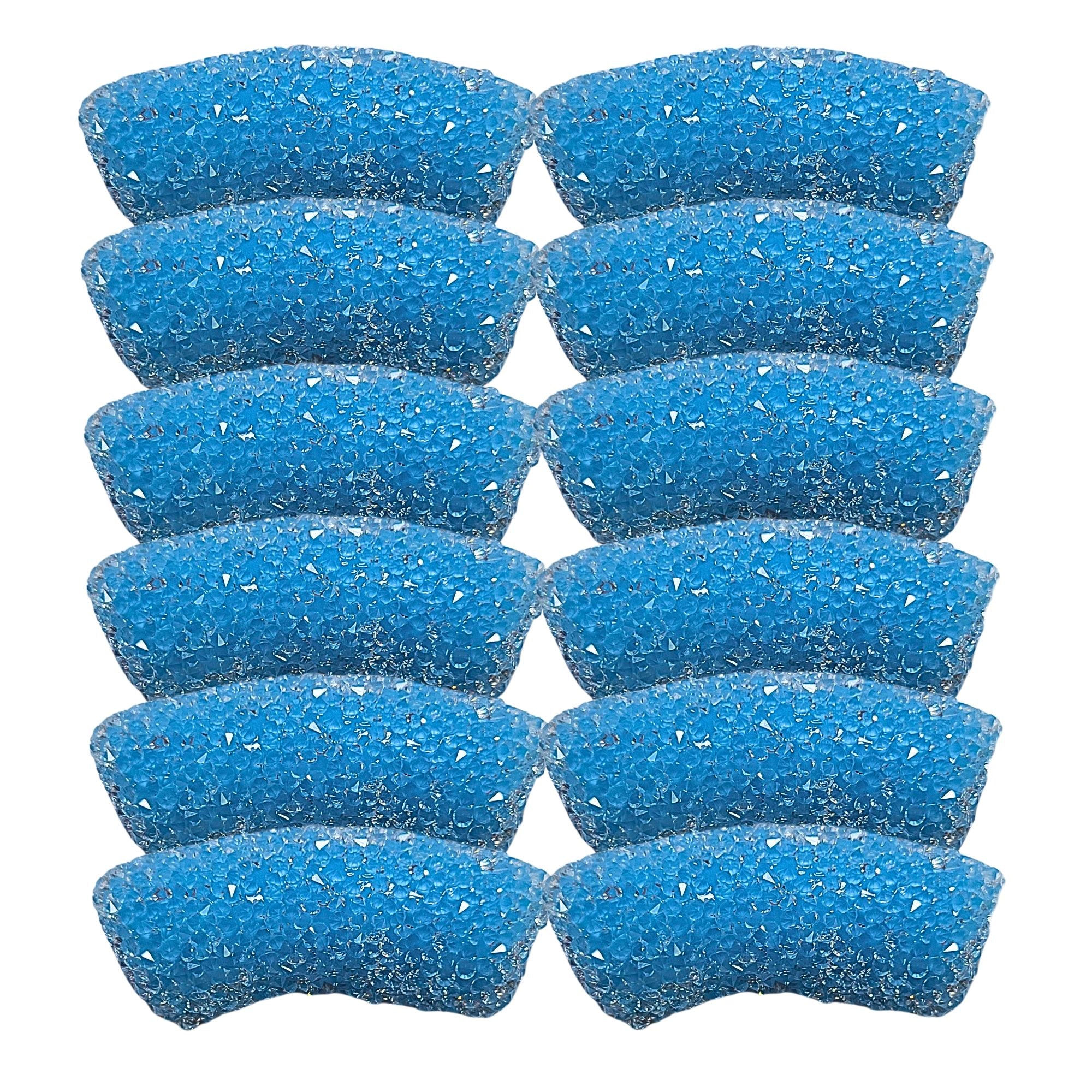 ARTSHOP Tubes Sucrés Tube incurvé 14mm turquoise x1