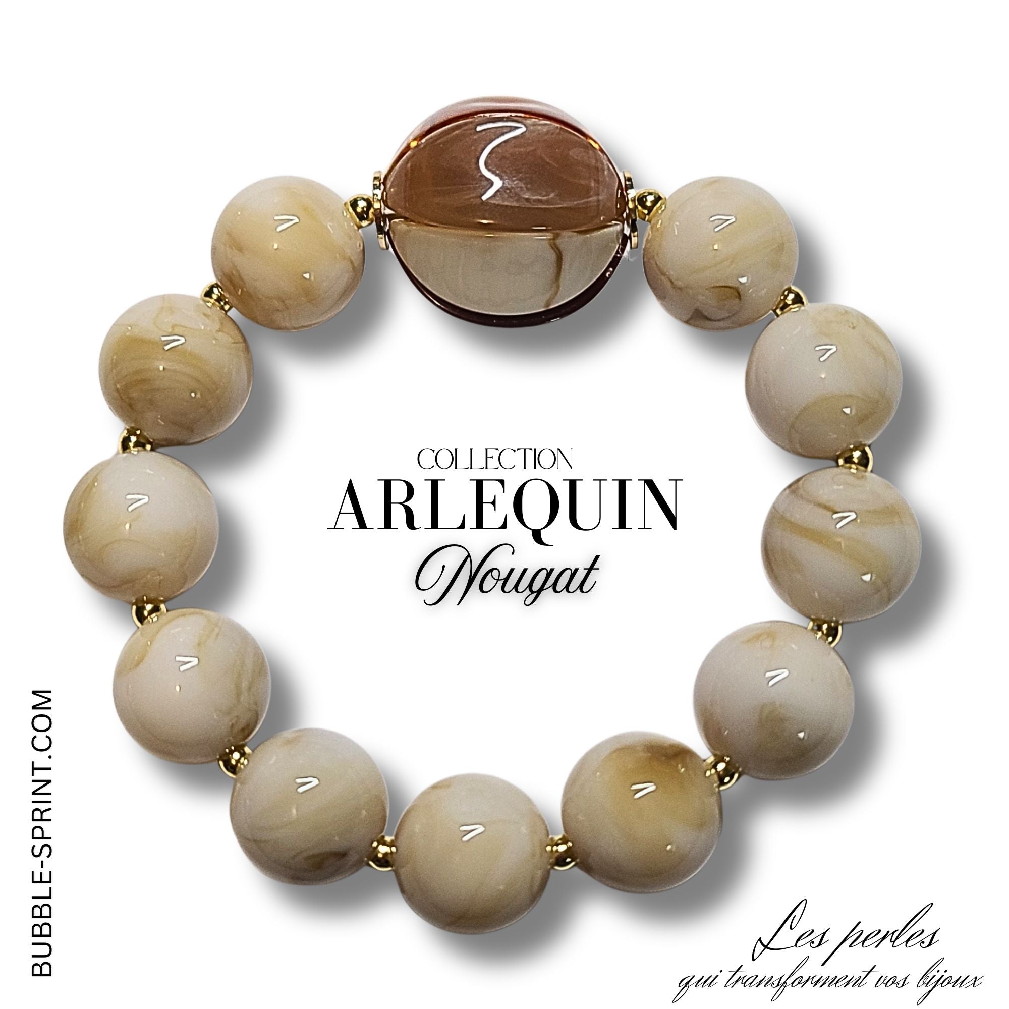ARTSHOP Arlequin kit bracelet nougat complet