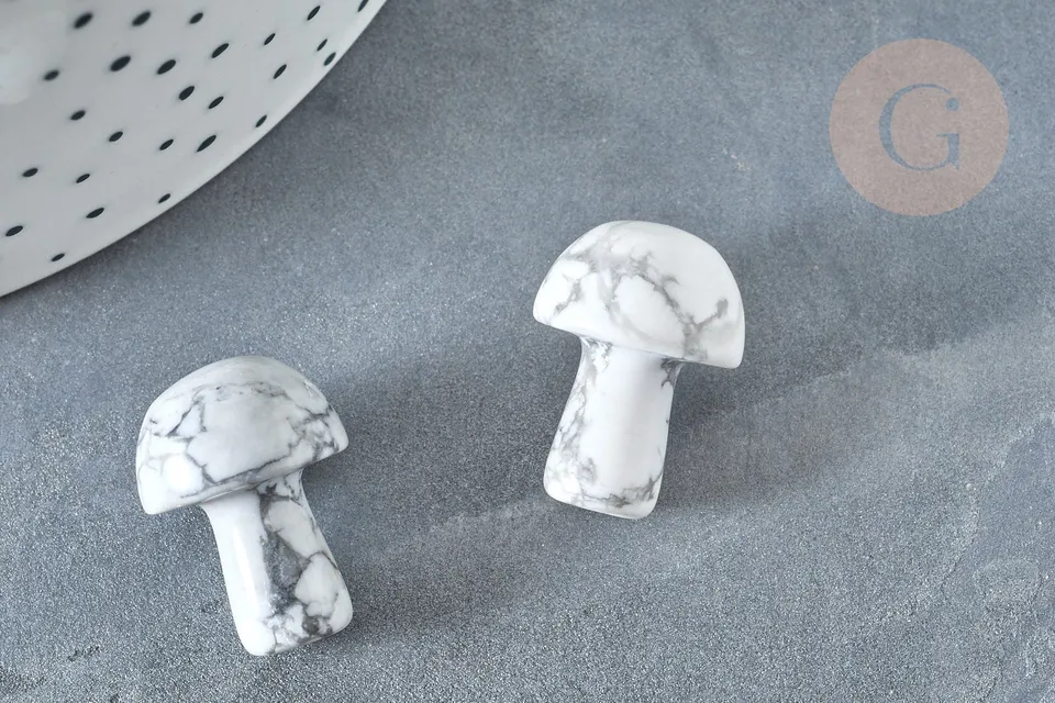Gingerlily Pierres G7510 champignon massage howlite 21mm x1