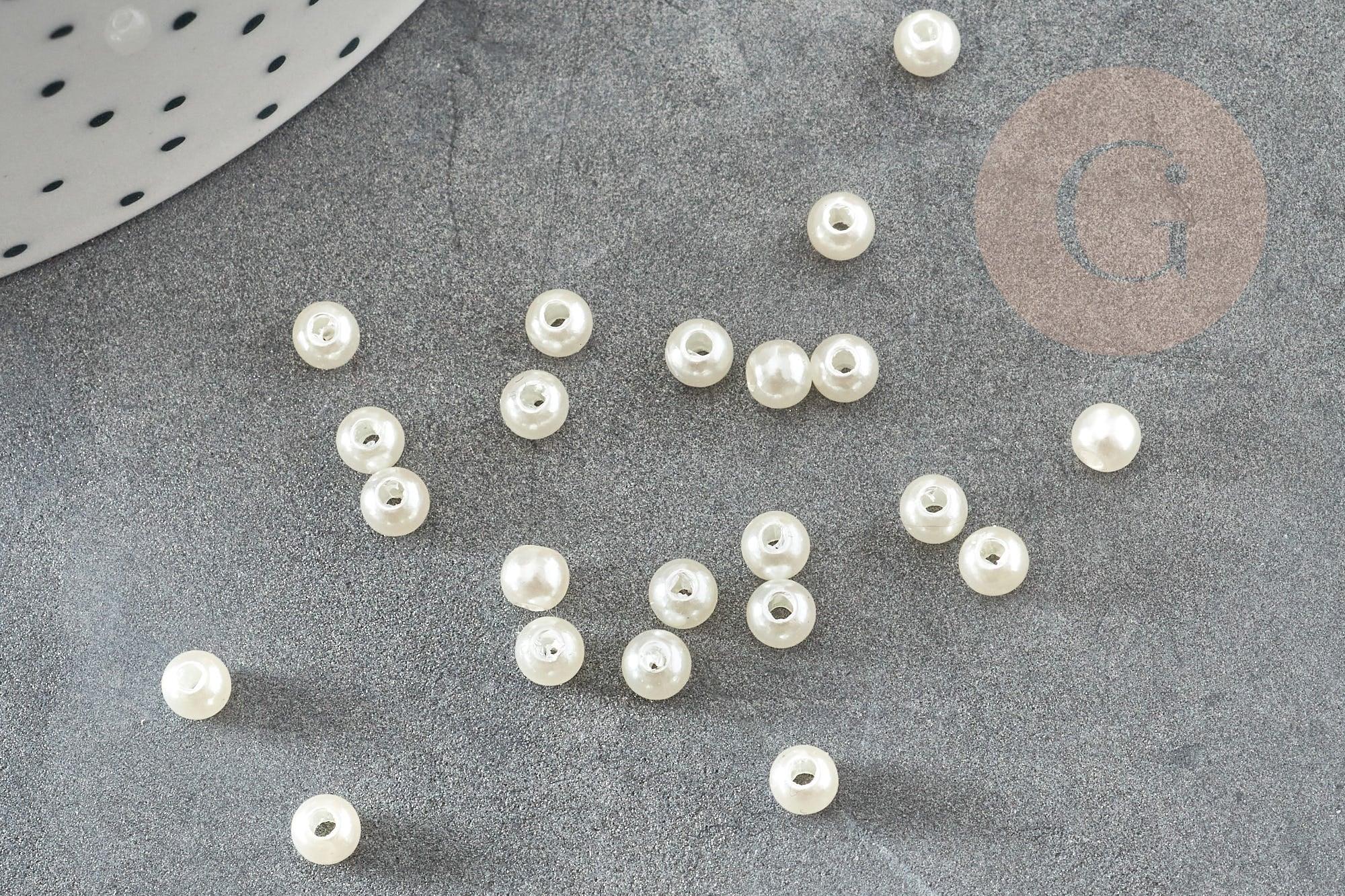 Gingerlily Perles Rondes G9368 beige 4 mm x30