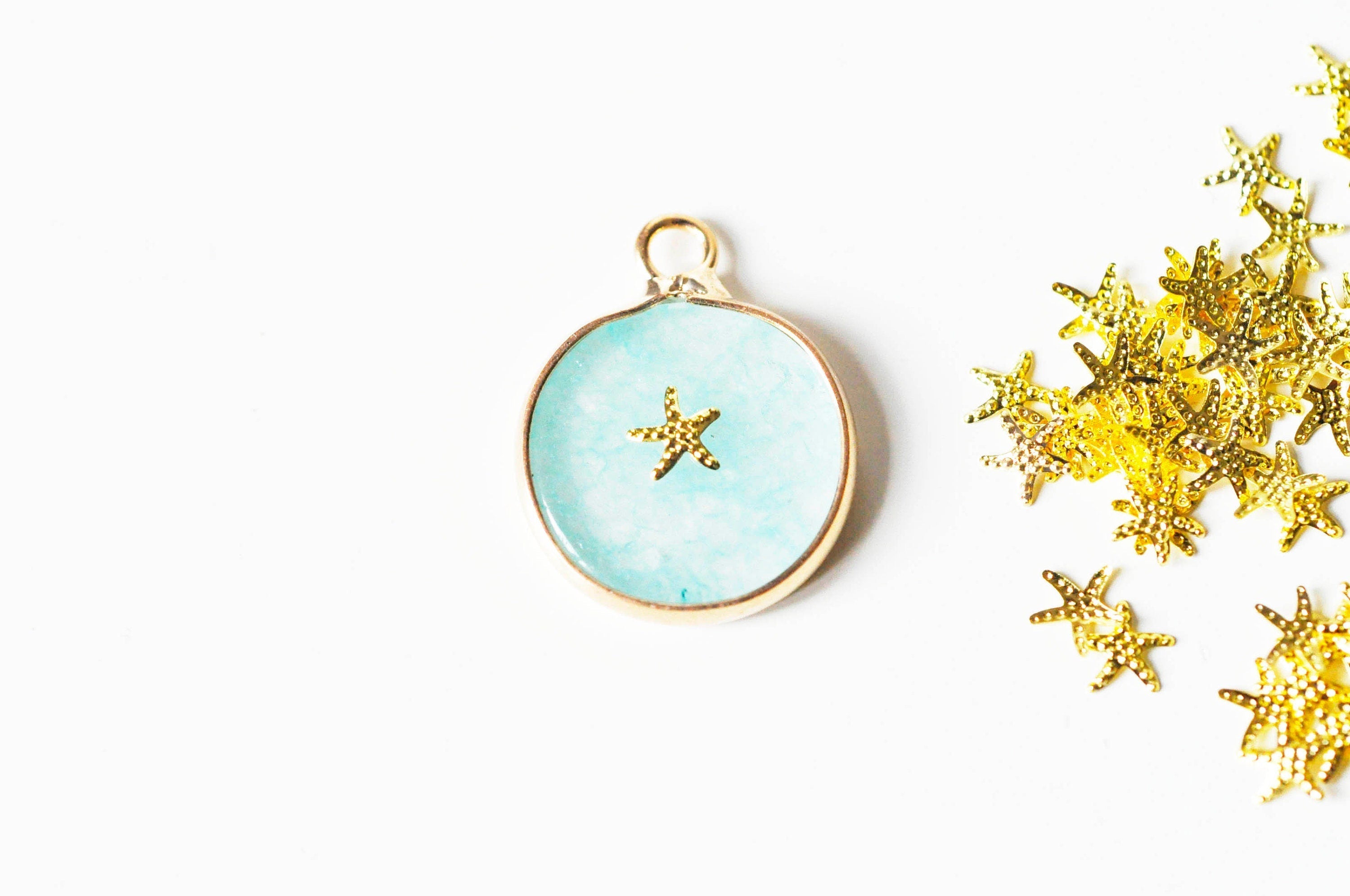 Gingerlily G4227 charms étoile mer dorés 5mm x200