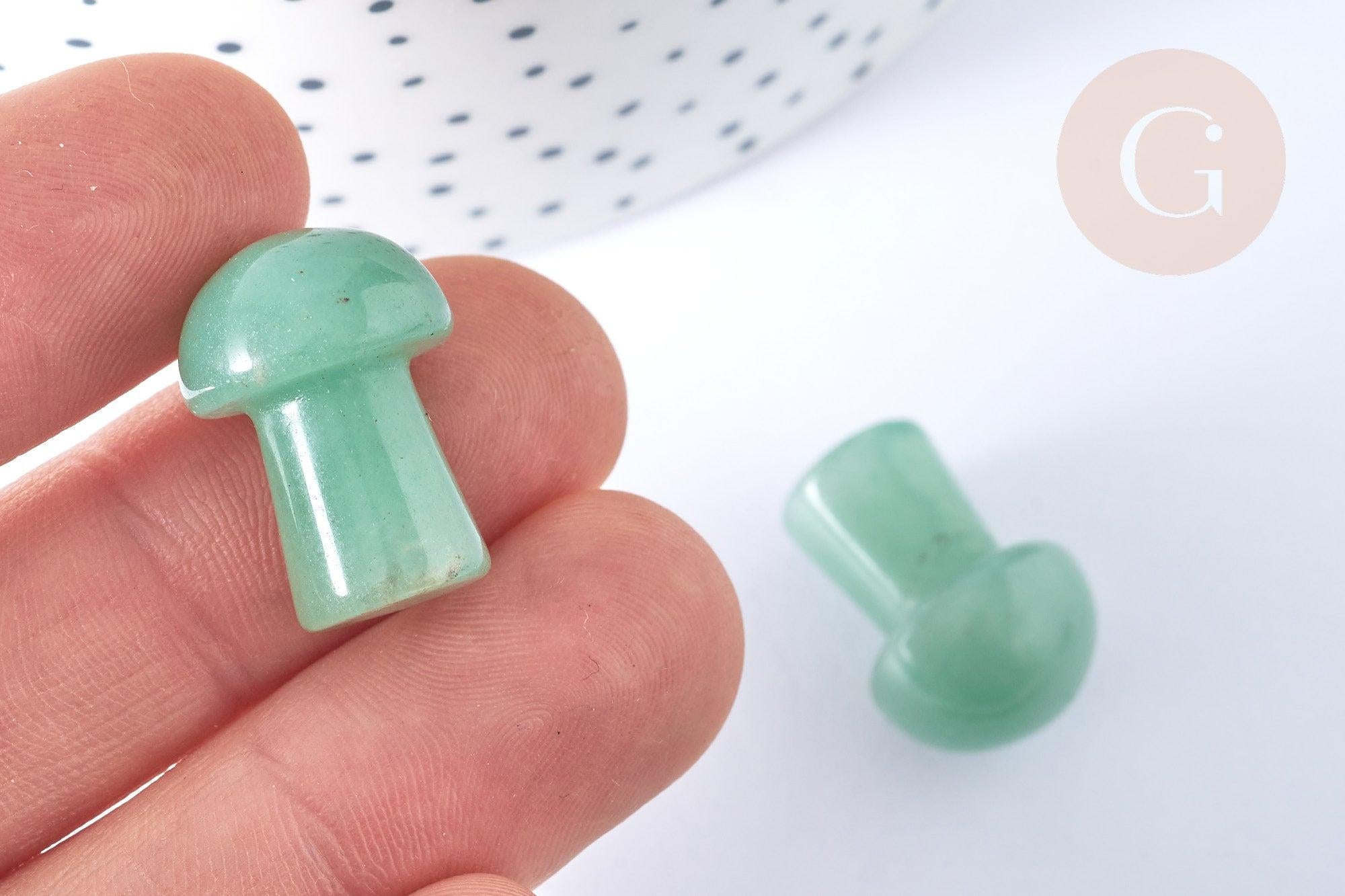 Gingerlily Pierre massage champignon aventurine 20 mm