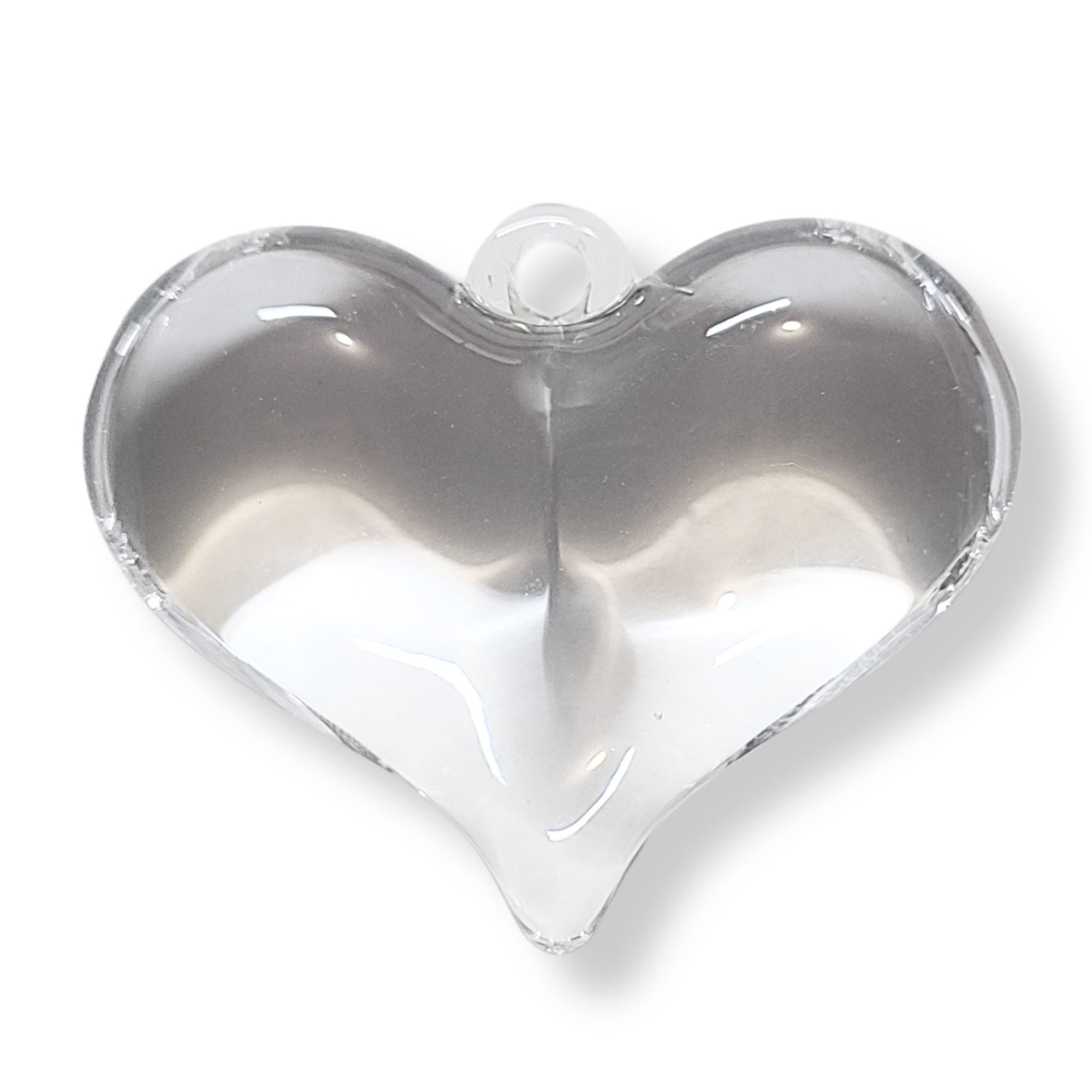 Artshop HeartLine 3 perle coeur maxi transparent x1