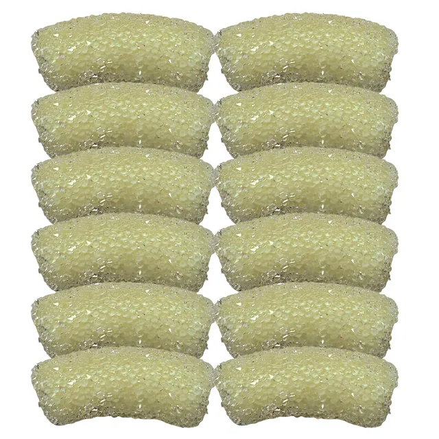 ARTSHOP Tubes Sucrés 432 perles beurre x6 givé 14mm
