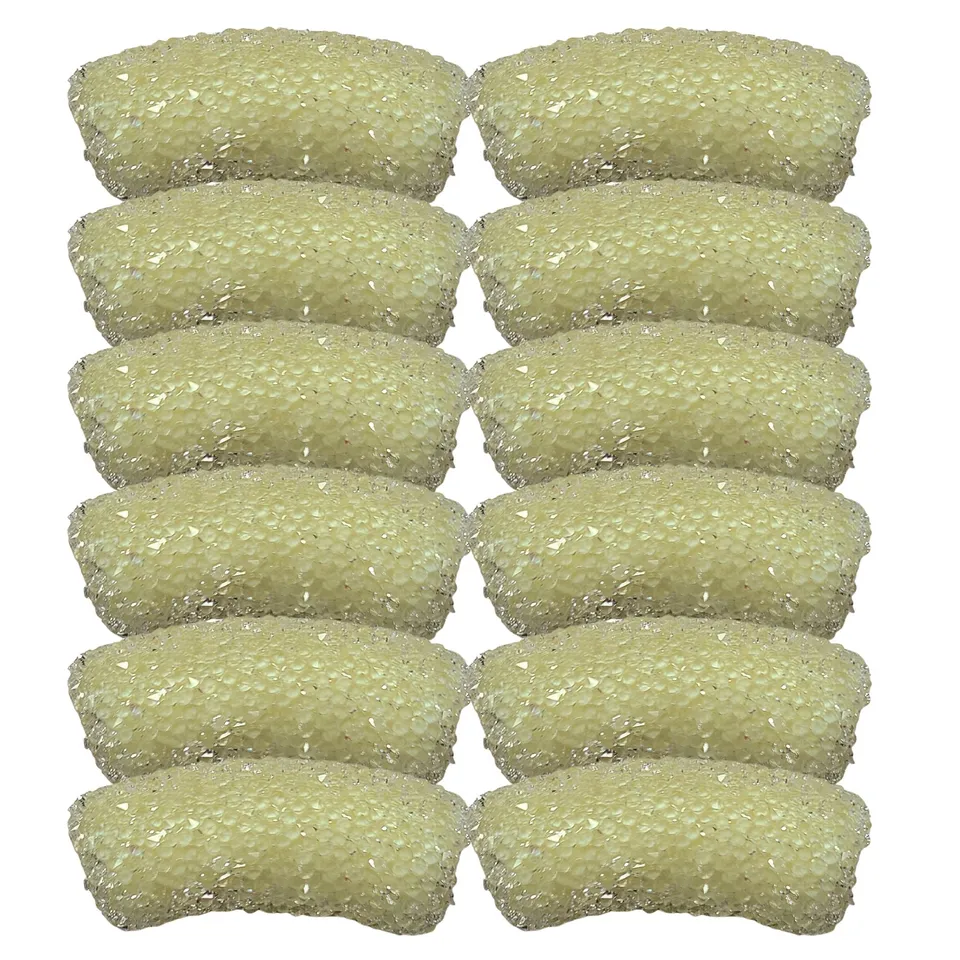 ARTSHOP Tubes Sucrés 432 perles beurre x6 givé 14mm