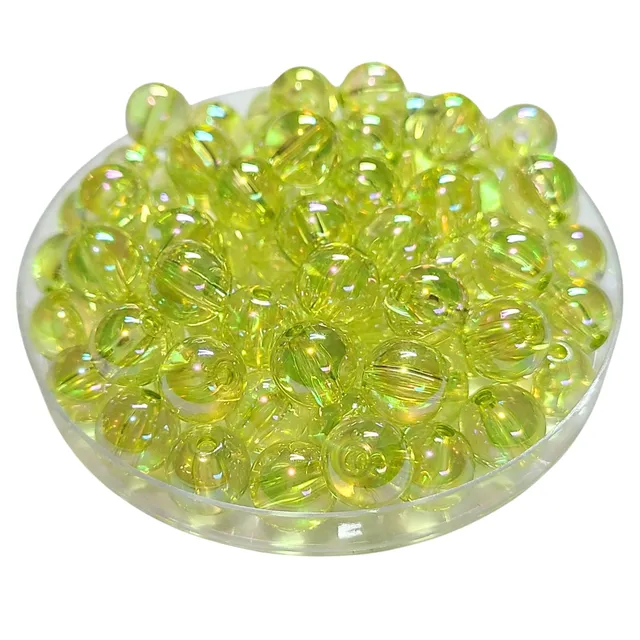 ARTSHOP Boules 321 perles acryliques citron 12 mm x20